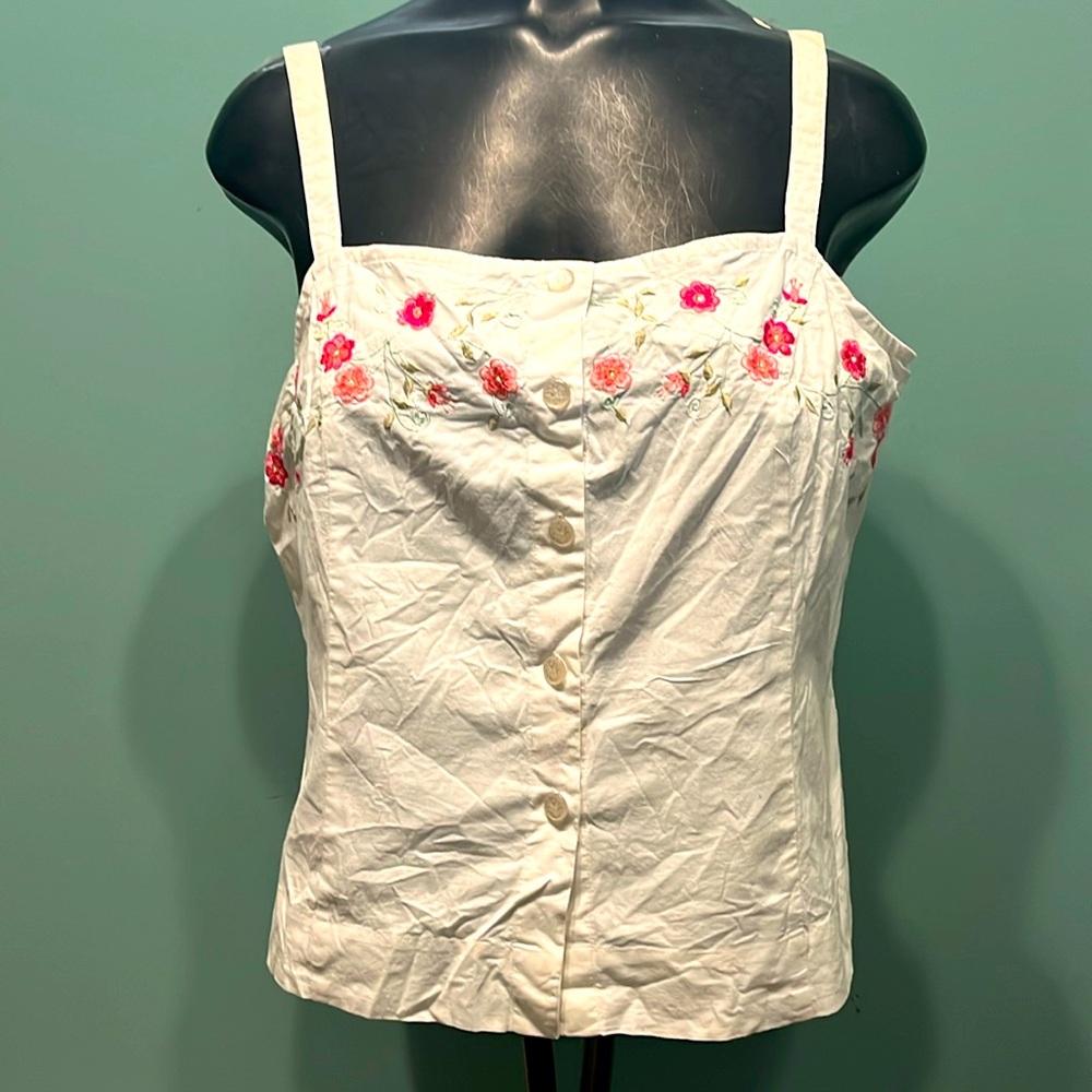 White Fashion Bug Summer Top